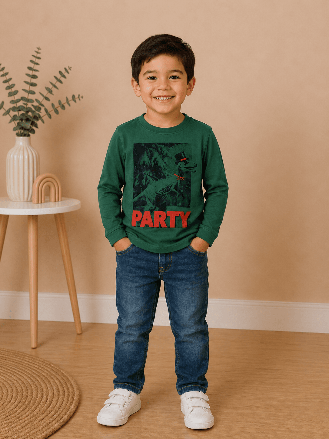 Playera Dino Party