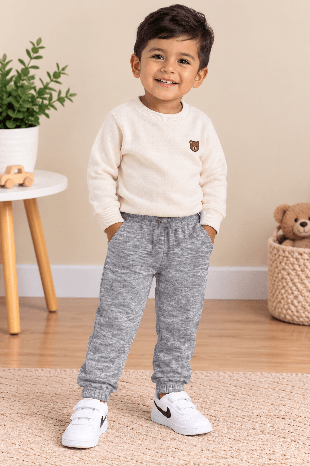 Jogger Gray, talla 2 T, Gris
