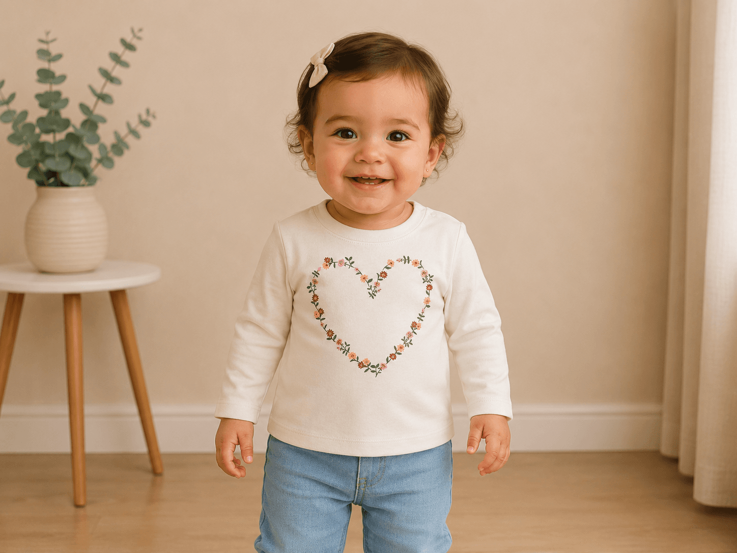 Blusa Corazón Flores