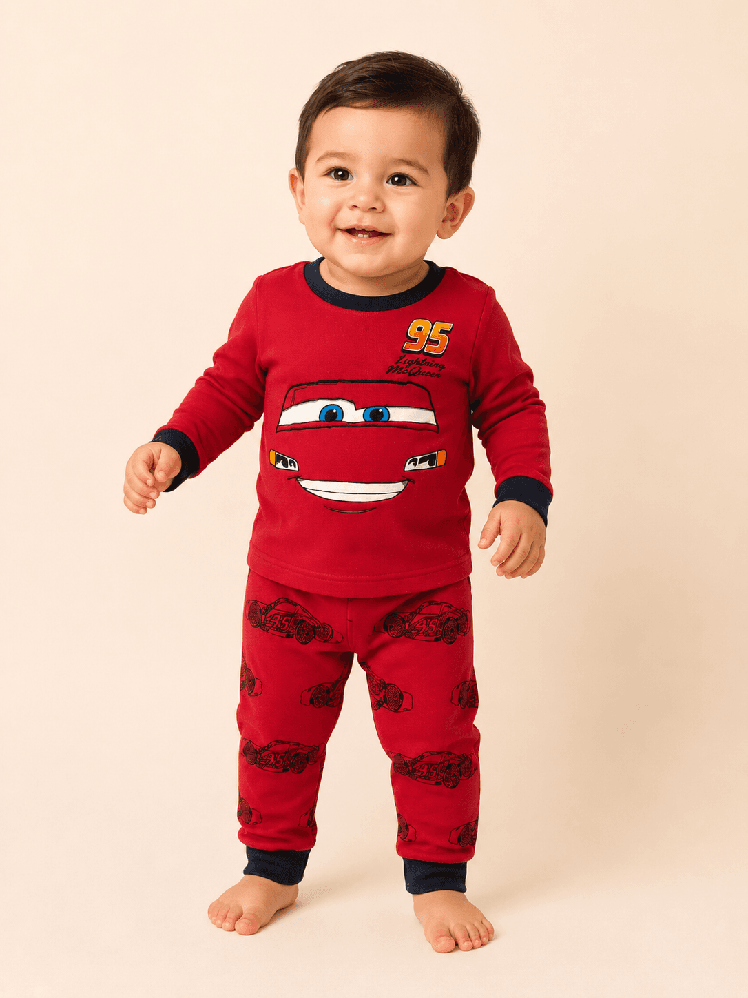 Conjunto pijama cars 4 piezas