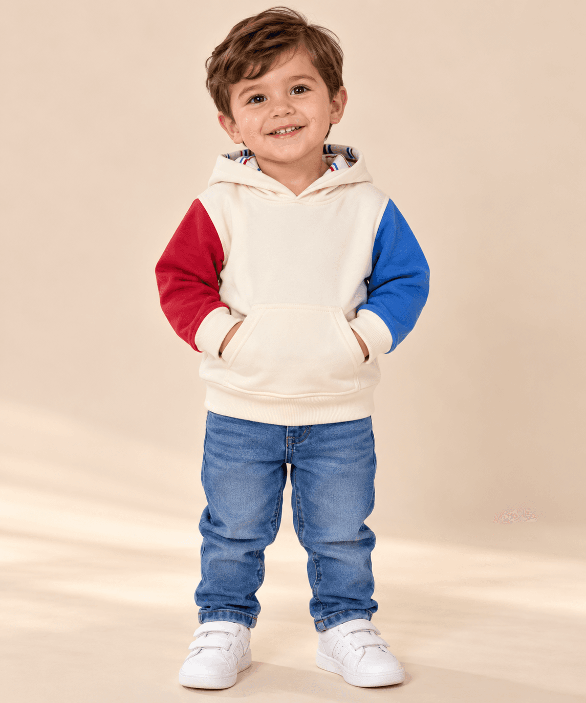 Sudadera bicolor