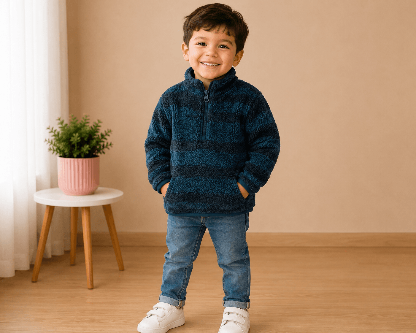 Sudadera Borrega Verde