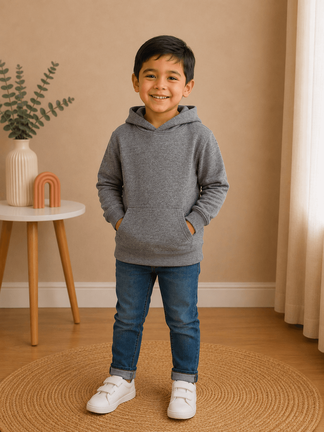 Sudadera gris oscuro