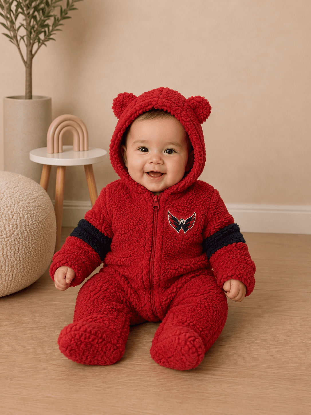 Mameluco Peluche Capitals NHL