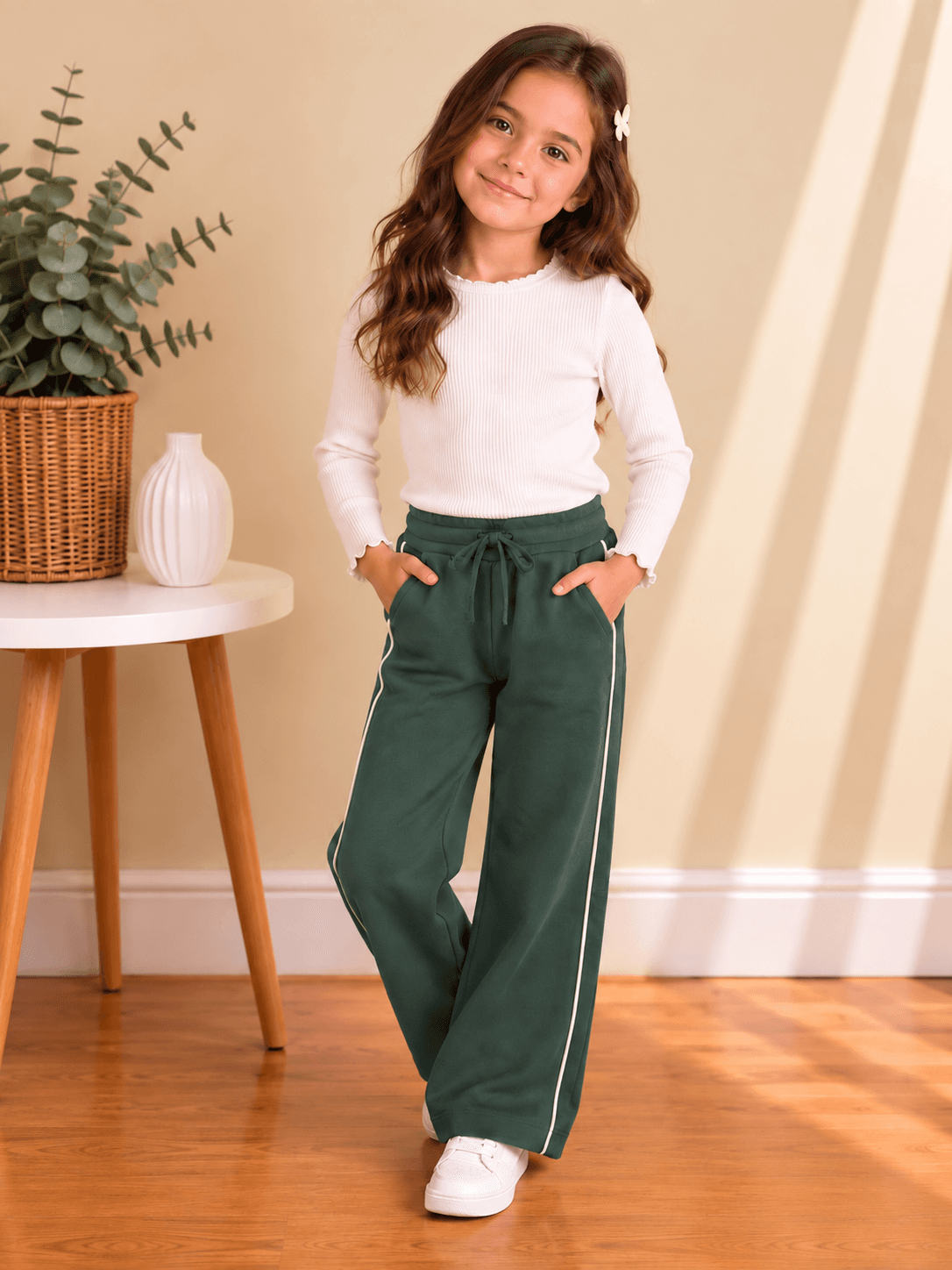 Pantalón wide leg deportivo