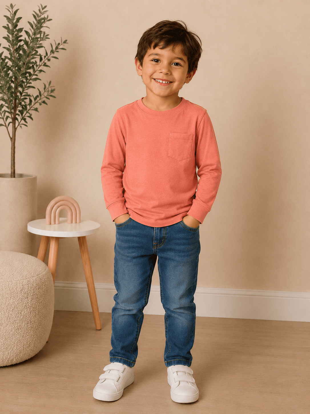 Playera Salmón