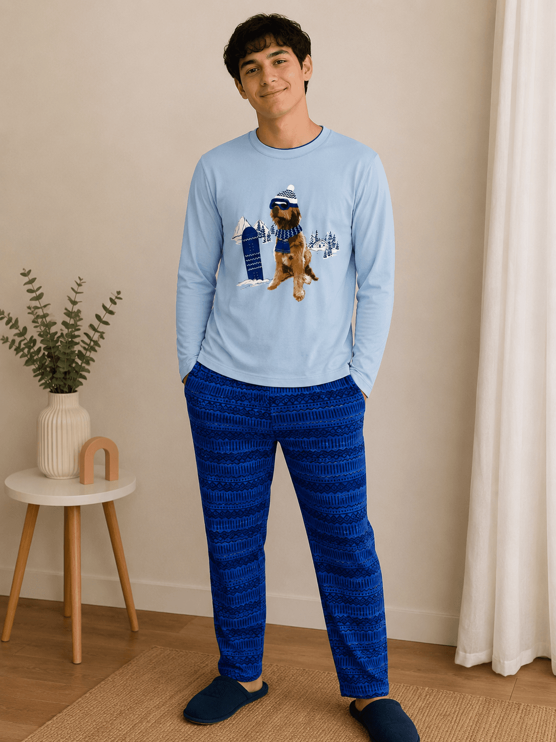 Conjunto Pijama Dog Snow