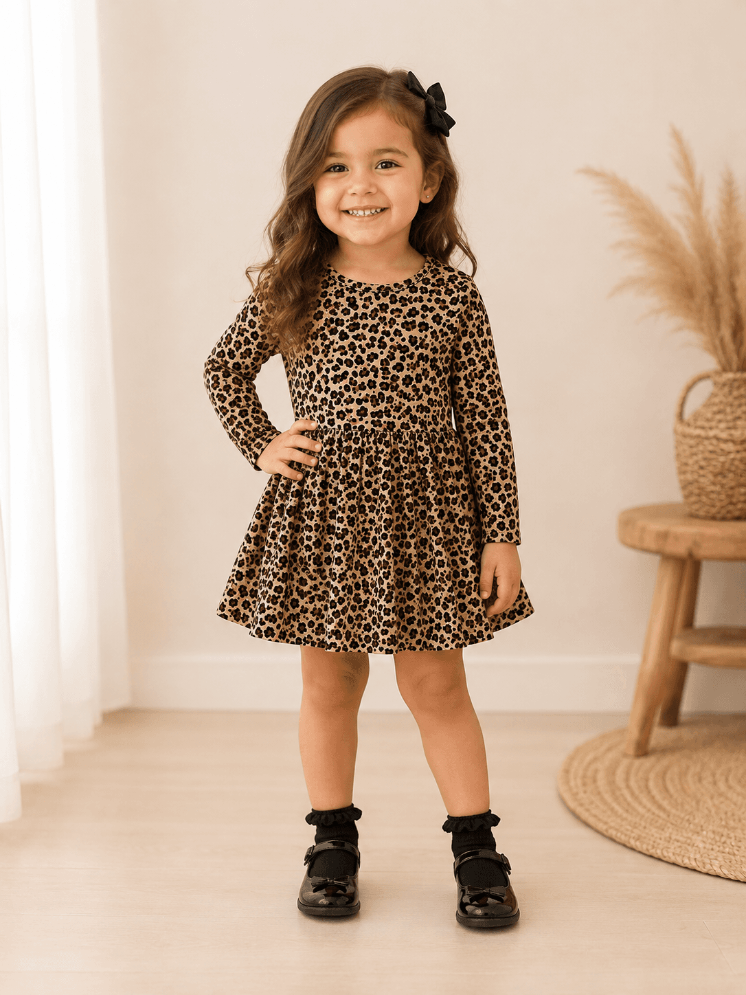 Vestido animal print