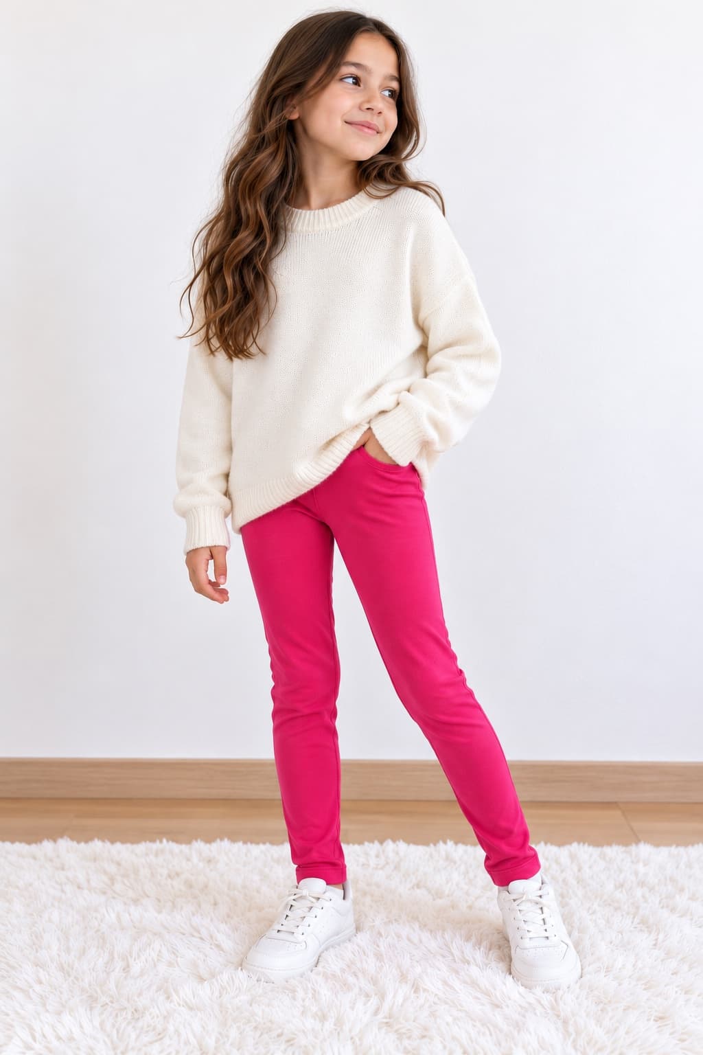 Leggings Rosa, talla 8Y, Rosa