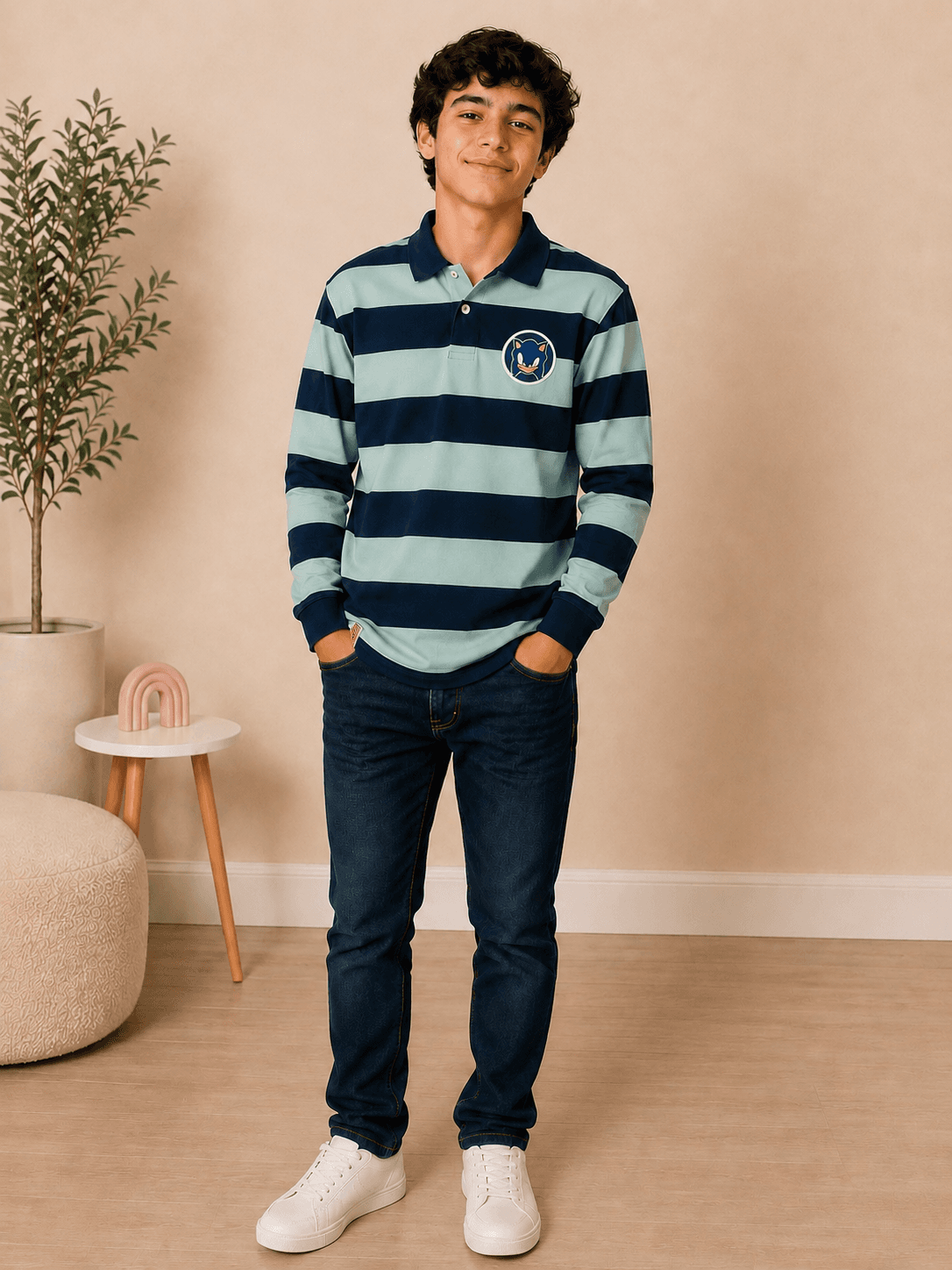 Playera Polo Sonic