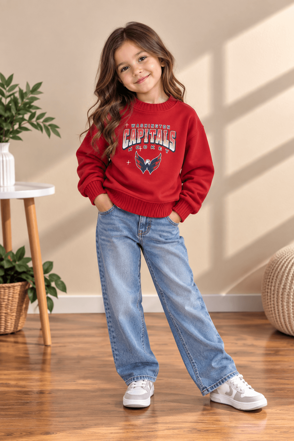 Sudadera de punto Washington Capitals Hockey