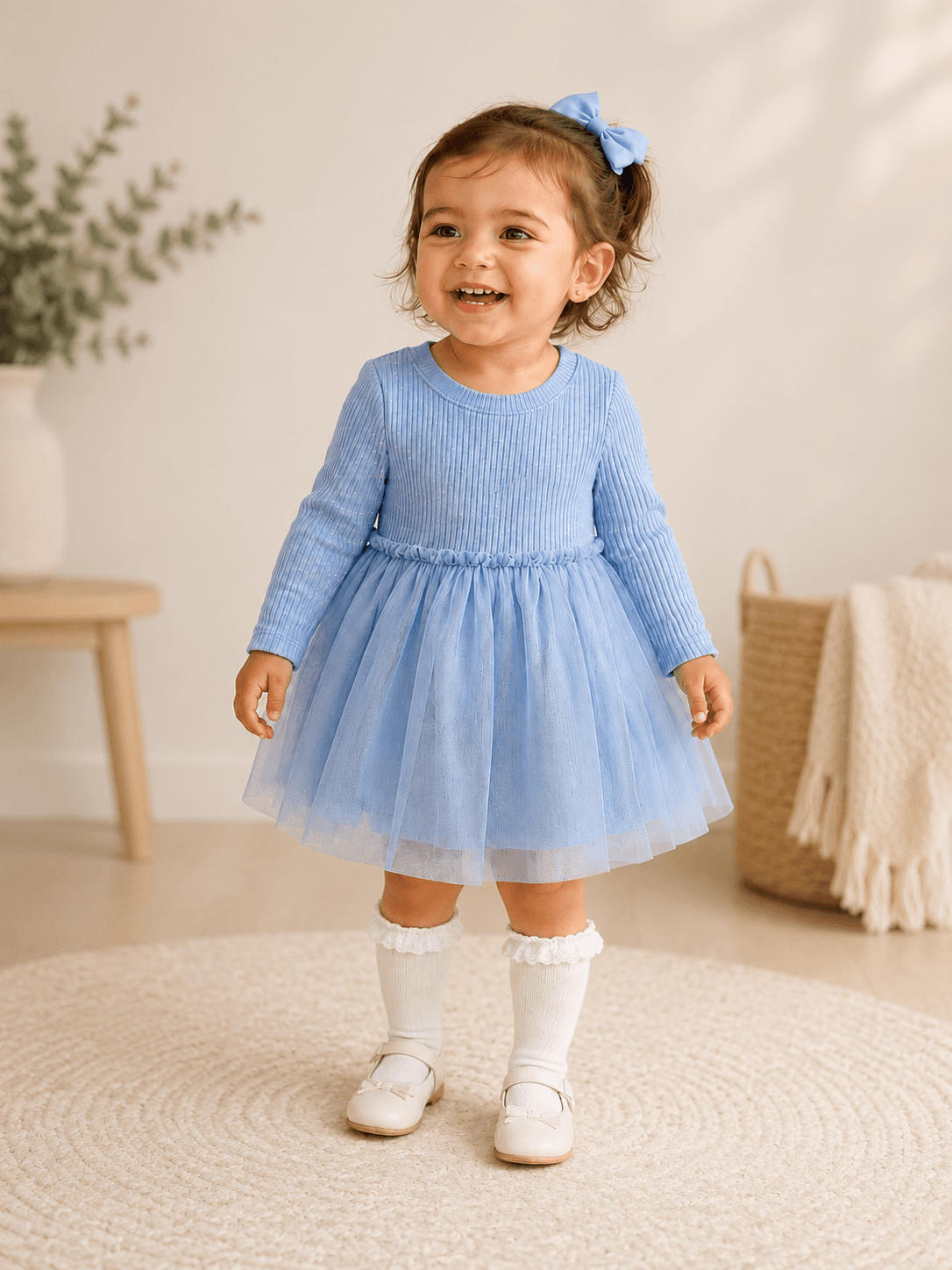Vestido con acabados metálicos
