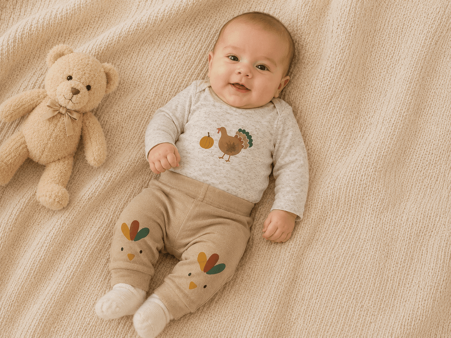Conjunto Carter’s 3 Piezas “My First Turkey Day”